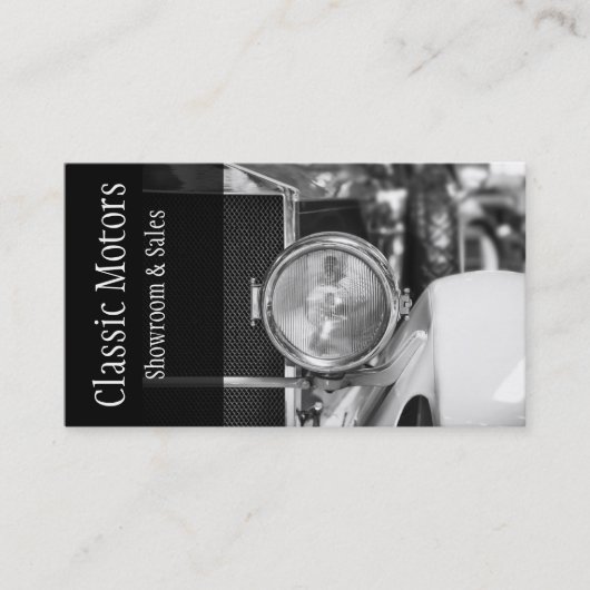 Carte De Visite Concessionnaires automobiles classiques (Devant)