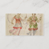 Carte De Visite Concevez pour des costumes, probablement dans le (Dos)