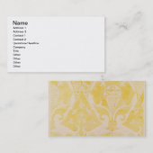 Carte De Visite Concevez pour une brocatelle de velours ou de (Devant / Derrière)