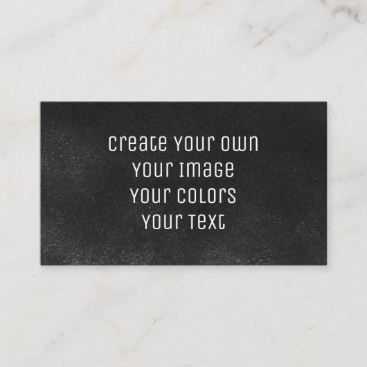 Carte De Visite Concevez votre façon - Créez votre propre (Devant)