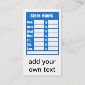 Carte De Visite Concevez votre propre Businesscard (Dos)