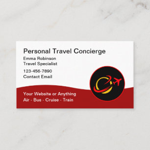 Carte De Visite Concierge de voyage et promotionnel