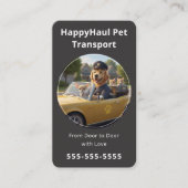 Carte De Visite Concierge de voyage pour animaux de compagnie prof (Devant)