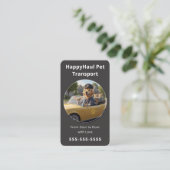 Carte De Visite Concierge de voyage pour animaux de compagnie prof (Debout devant)