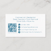 Carte De Visite Concierge Entretien Ménager (Dos)