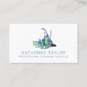 Carte De Visite Concierge Entretien Ménager (Devant)