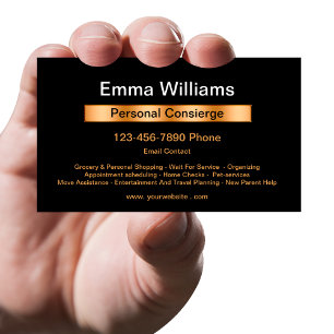 Carte De Visite Concierge personnel classique
