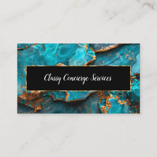 Carte De Visite Concierge Personnel Classique Et Assistant (Devant)