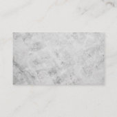 Carte De Visite Concret Professional Industrial Modern (Dos)