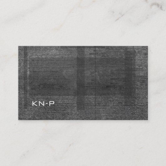 Carte De Visite concrete (Devant)