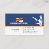 Carte De Visite Concrete & Plastering Contractor Business Card  (Devant)