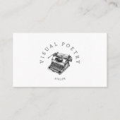 Carte De Visite Conçu avec Amour pour Vous | Logo de code QR perso (Dos)