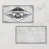 Carte de visite conçu pour les conducteurs (Devant / Derrière)