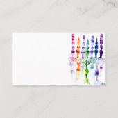 Carte De Visite Cone cells rod cells and bipolar neurons of retina (Dos)