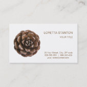 Carte De Visite Cône de pin (Devant)
