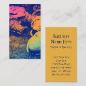 Carte De Visite cônes de crème glacée d'été en fibre de verre (Devant / Derrière)