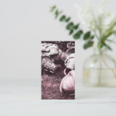 Carte De Visite cônes de crème glacée d'été en fibre de verre (Debout devant)