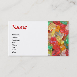 Carte De Visite Confectionnaire ou fabricant de bonbons