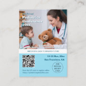 Carte De Visite Conférence Médicale sur la pédiatrie (Devant)