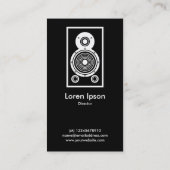 Carte De Visite Conférencier - Côtés alternatifs (Dos)