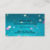 Carte De Visite confetti (Dos)