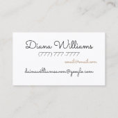 Carte De Visite Confetti de téléphone à lèvres mignonnes Avon pers (Dos)