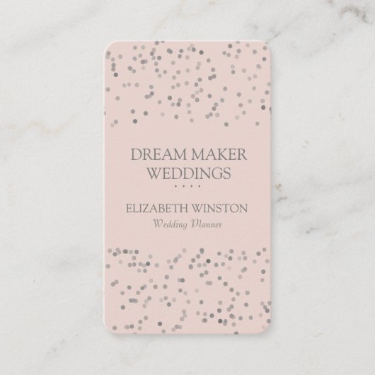 Carte De Visite Confetti Professional (Devant)