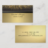 Carte De Visite Confetti professionnel élégant (Devant / Derrière)
