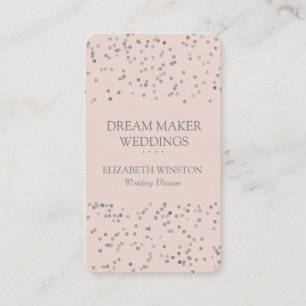 Carte De Visite Confetti Professionnel Moderne