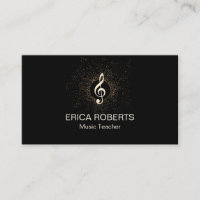 Confettis modernes musicaux de clef d'or de
