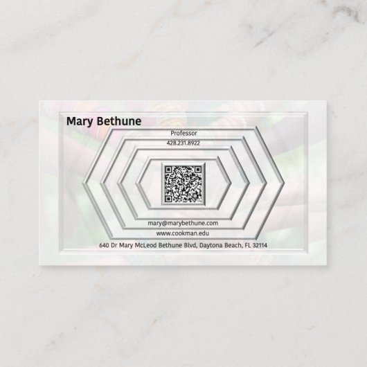 Carte De Visite Confiance → Leadership transformationnel (avec cod (Dos)