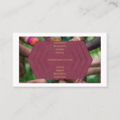 Carte De Visite Confiance → Leadership transformationnel (avec cod (Devant)