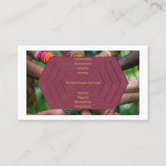 Carte De Visite Confiance → Leadership transformationnel (avec cod