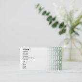 Carte De Visite Configuration binaire (Debout devant)