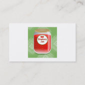 Carte De Visite Confiture de fraise (Dos)