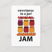 Carte De Visite Confiture De Fruit Douceur Dans Une Confiture De F (Devant)