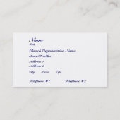 Carte De Visite Connais-Lui L'Amour (Dos)