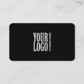 Carte De Visite Connect with us Social Media QR Code Black Busines (Dos)