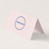 Carte De Visite Connect with us Social Media QR Code Pink Business (Dos)