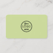 Carte De Visite Connectez-vous à nous Qr Code Social Media Lime Gr (Dos)