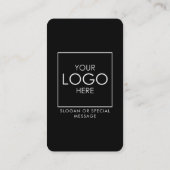 Carte De Visite Connectez-vous aux médias sociaux modernes QR Code (Dos)