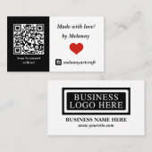 Carte De Visite Connectez-vous avec notre entreprise (Devant / Derrière)