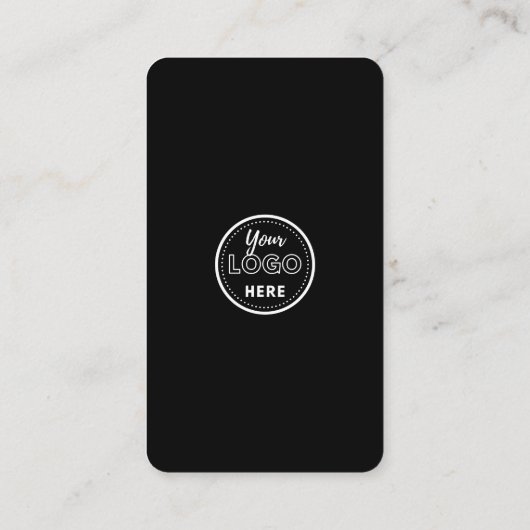 Carte De Visite Connectez-vous avec nous Black Pink QR Code Médias (Dos)