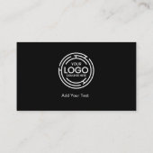 Carte De Visite Connectez-vous avec nous Code QR de médias sociaux (Dos)