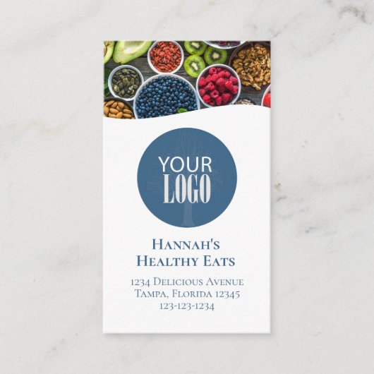 Carte De Visite Connectez-vous avec nous | Code QR Logo Photo mode (Devant)