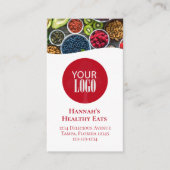 Carte De Visite Connectez-vous avec nous | Code QR Logo Photo mode (Devant)