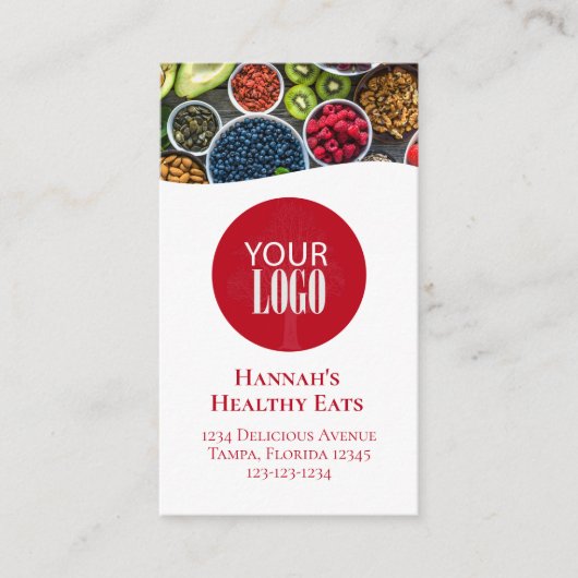 Carte De Visite Connectez-vous avec nous | Code QR Logo Photo mode (Devant)