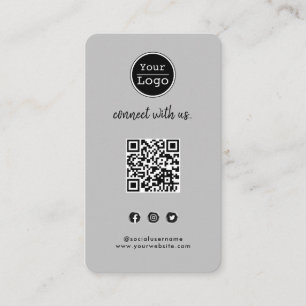 Carte De Visite Connectez-vous avec nous Instagram Facebook Social