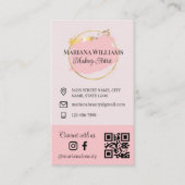 Carte De Visite connectez-vous avec nous, médias sociaux, code qr  (Devant)