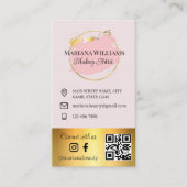 Carte De Visite connectez-vous avec nous, médias sociaux, code qr (Devant)